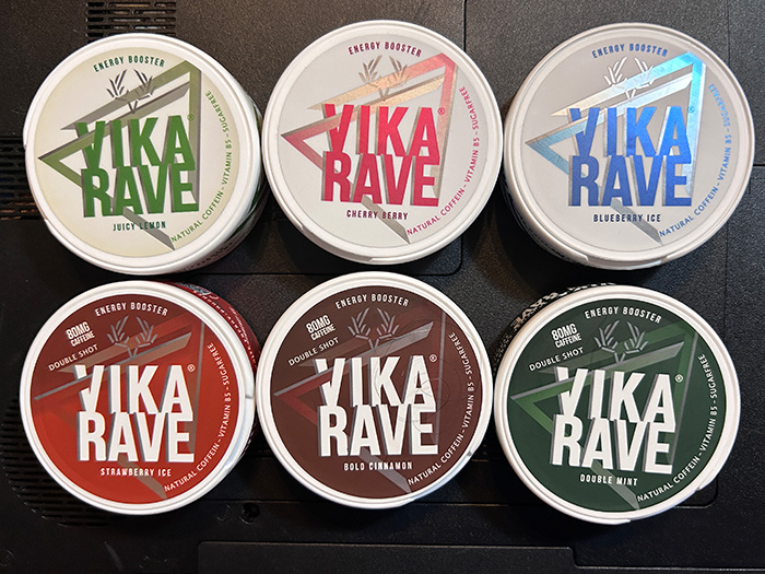 celé portfólio energy boostrov Vika RAVE